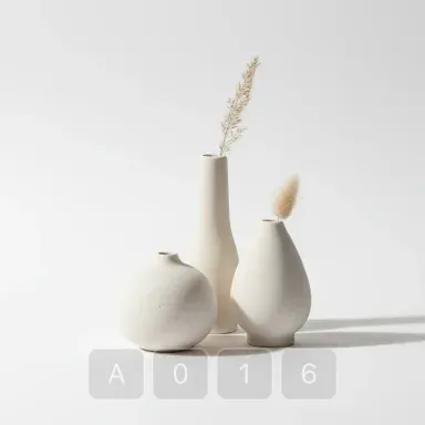 A016-04 Artisan Sterling Ceramic Bud Vase - View 1