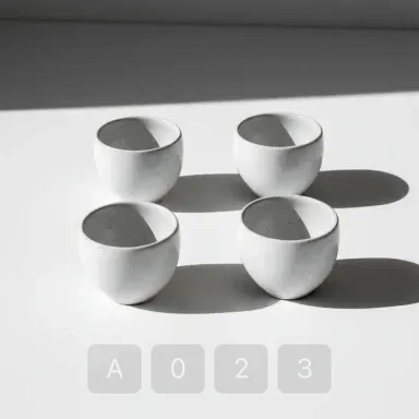 A023-04 Hamptons Select Ceramic Espresso Cups - View 1