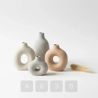 A030-02 Modern Sovereign Ceramic Bud Vase - View 1