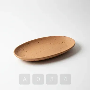 A034-03 Classic Masterwork Ceramic Serving Platter - View 1