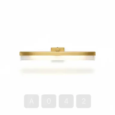 A042-04 Artisan Refined Brass Picture Light - View 1