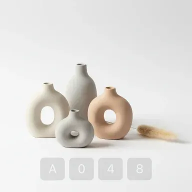 A048-02 Modern Exquisite Ceramic Bud Vase - View 1