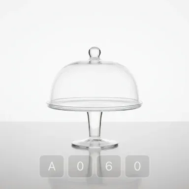 A060-03 Classic Premium Glass Cake Stand - View 1