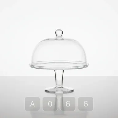 A066-03 Classic Grand Glass Cake Stand - View 1