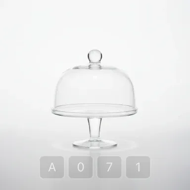 A071-04 Hamptons Royal Glass Cake Stand - View 1