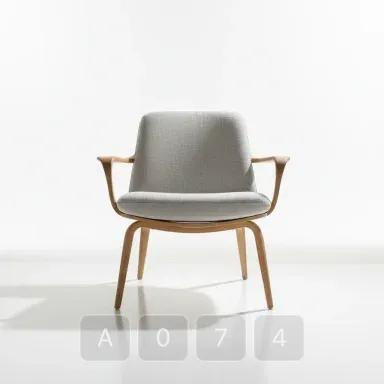 A074-02 Modern Masterwork Armchair - View 1