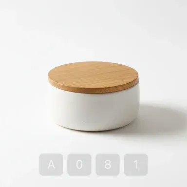 A081-04 Hamptons Signature Ceramic Butter Dish - View 1