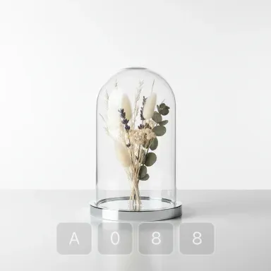 A088-03 Classic Exquisite Glass Bell Jar - View 1