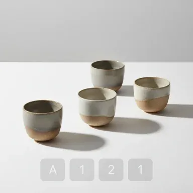 A121-02 Atelier Signature Ceramic Espresso Cups - View 1