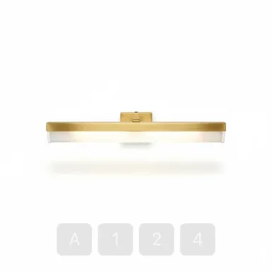 A124-04 Artisan Essential Brass Picture Light - View 1