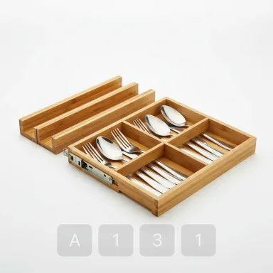 A131-01 Studio Royal Bamboo Drawer Dividers - View 1