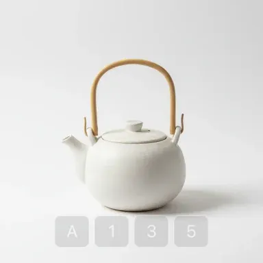A135-01 Studio Zenith Ceramic Teapot - View 1