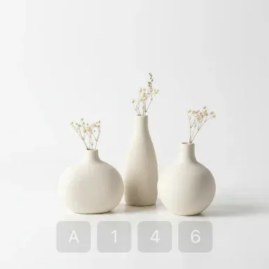 A146-03 Classic Grand Ceramic Bud Vase - View 1