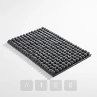 A186-02 Modern Grand Cotton Bath Mat - View 1