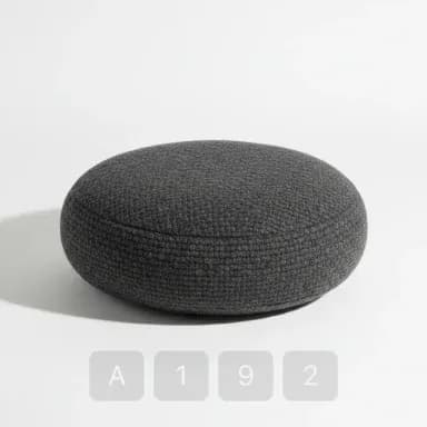 A192-04 Artisan Stately Wool Meditation Cushion - View 1