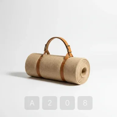 A208-01 Vintage Exquisite Cotton Yoga Mat - View 1