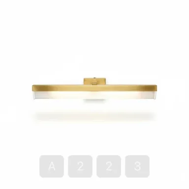 A223-04 Hamptons Select Brass Picture Light - View 1