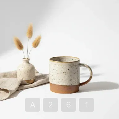 A261-02 Atelier Signature Ceramic Coffee Mug - View 1