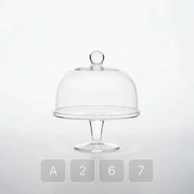 A267-04 Hamptons Choice Glass Cake Stand - View 1