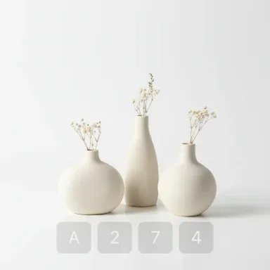 A274-03 Classic Masterwork Ceramic Bud Vase - View 1