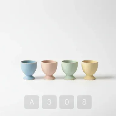 A308-03 Classic Exquisite Ceramic Egg Cups - View 1
