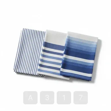 A317-04 Hamptons Platinum Cotton Dish Towels - View 1