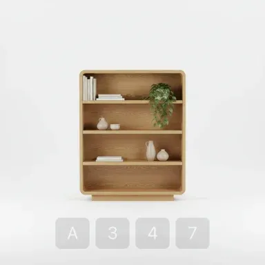 A347-02 Atelier Choice Bookshelf - View 1