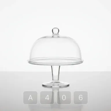 A406-03 Classic Grand Glass Cake Stand - View 1