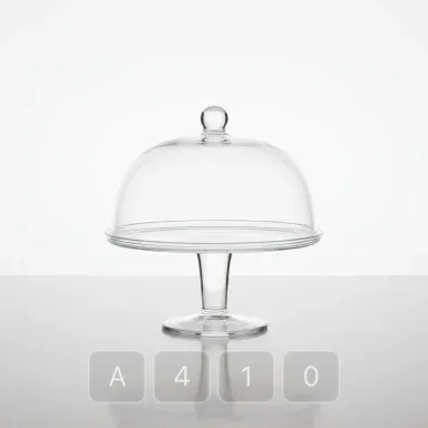 A410-03 Classic Sovereign Glass Cake Stand - View 1