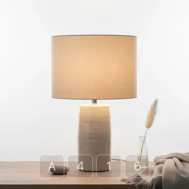 A416-01 Vintage Sterling Ceramic Table Lamp - View 1
