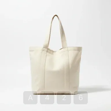 A426-03 Classic Grand Cotton Market Tote - View 1