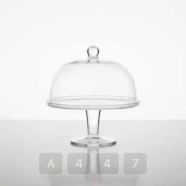 A447-03 Parisian Choice Glass Cake Stand - View 1