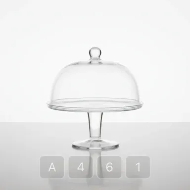 A461-03 Parisian Signature Glass Cake Stand - View 1