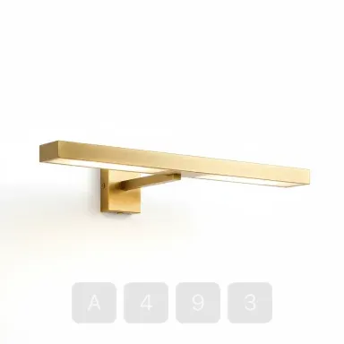 A493-03 Parisian Pristine Brass Picture Light - View 1