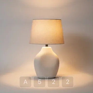 A522-02 Modern Refined Ceramic Table Lamp - View 1