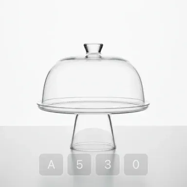 A530-01 Vintage Sovereign Glass Cake Stand - View 1