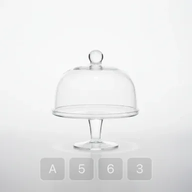 A563-04 Hamptons Select Glass Cake Stand - View 1