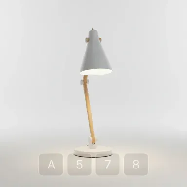 A578-02 Modern Pearl Desk Lamp - View 1