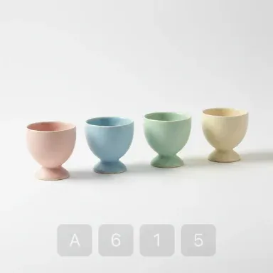 A615-04 Hamptons Zenith Ceramic Egg Cups - View 1