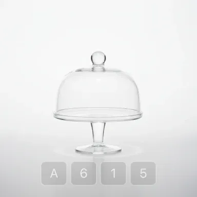 A615-04 Hamptons Zenith Glass Cake Stand - View 1