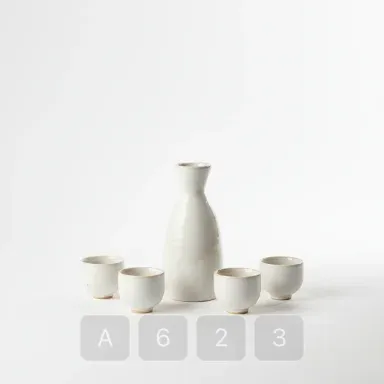 A623-04 Hamptons Select Ceramic Sake Set - View 1
