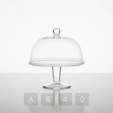 A640-03 Classic Premium Glass Cake Stand - View 1