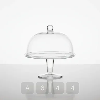 A644-03 Classic Essential Glass Cake Stand - View 1
