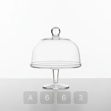 A663-02 Atelier Select Glass Cake Stand - View 1