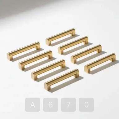 A670-03 Classic Sovereign Brass Drawer Pulls - View 1