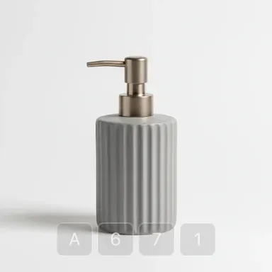 A671-03 Parisian Royal Ceramic Soap Dispenser - View 1