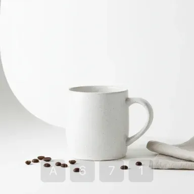 A671-04 Hamptons Royal Ceramic Coffee Mug - View 1