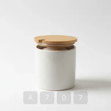 A707-03 Parisian Choice Ceramic Salt Cellar - View 1