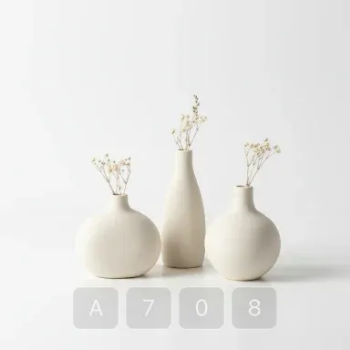 A708-03 Classic Exquisite Ceramic Bud Vase - View 1