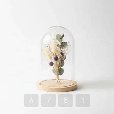 A761-02 Atelier Signature Glass Bell Jar - View 1